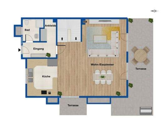 Grundriss Erdgeschoss