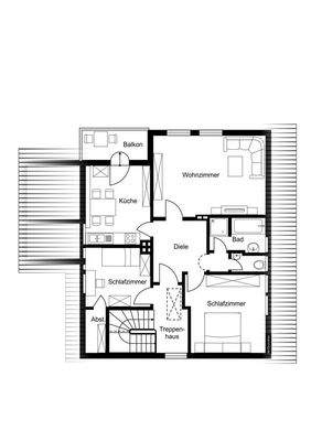 Grundriss Obergeschoss