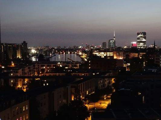 Blick auf Berliner Skyline