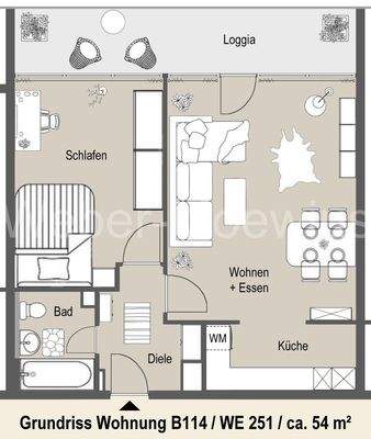 3459 Grundriss B114 WE 251