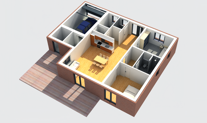 Grundriss 3D