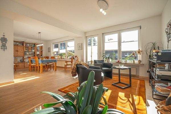 In dem fließenden Raum findet der familiäre Alltag statt