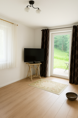 UG: Büro-/Hobbyraum mit Blick in die Natur