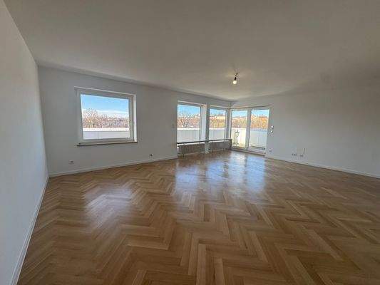 Blick in das Wohnzimmer