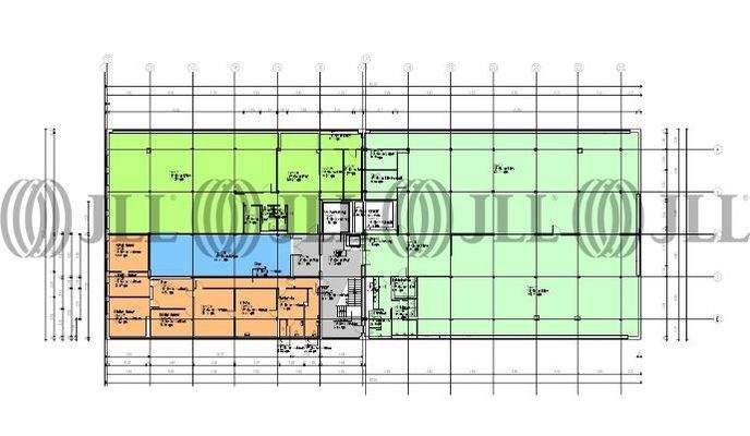 Beispielhafter Grundriss 4.Obergeschoss 1.066 m²