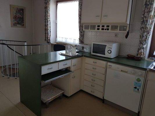 Küche, Wendeltreppe