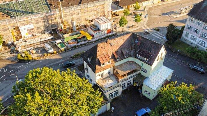 Luftansicht Hinterhof