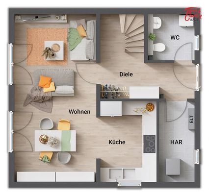 Grundriss Erdgeschoss