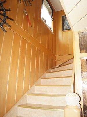 ... Und sich im Treppenaufgang fortsetzt!