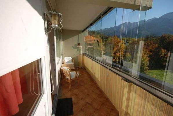 Verglaste Loggia/Balkon