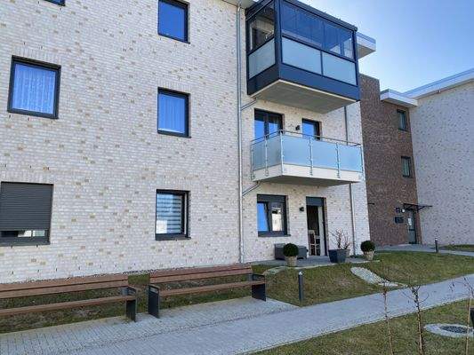 Terrasse zum Innenhof 