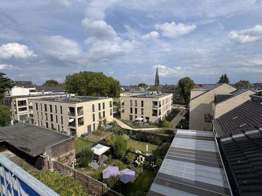 Aussicht von Dachterrasse