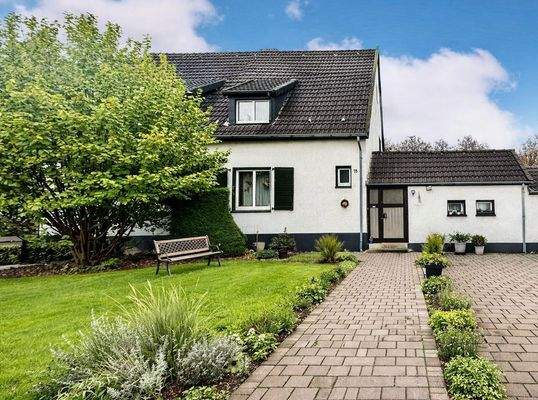 Visualisierung Frontansicht des Hauses