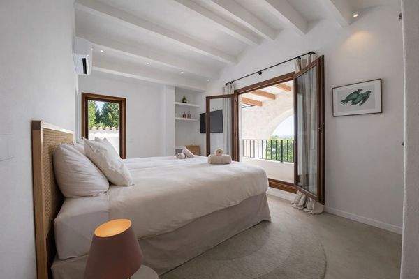 Oberes Schlafzimmer mit Terrassenzugang