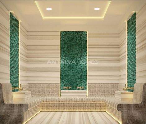 Flats with Rich Social Amenities near the Beach in Alanya