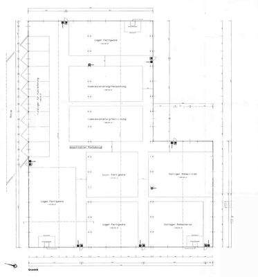 Grundriss Halle 4