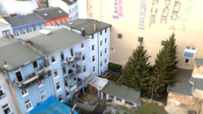 Luftbild Hausrückseite