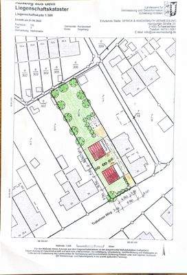 Lageplan Bebauung des Grundstücks