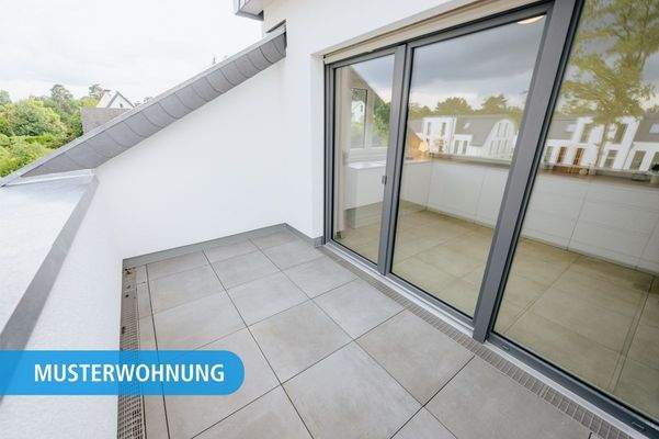 Musterwohnung  Balkon
