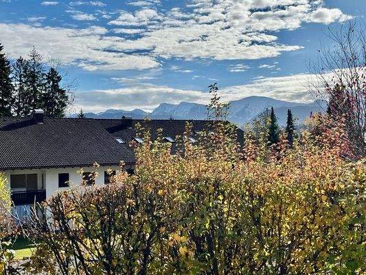 Aussicht Richtung Nagelfluh Bergkette