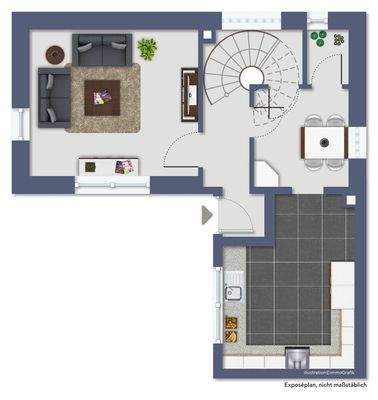 Erdgeschoss Hinterhaus