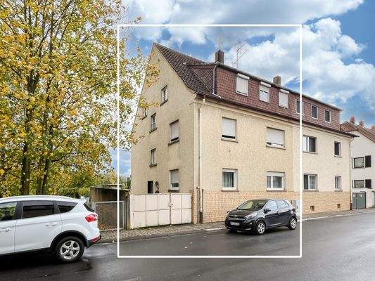 Frontansicht Straße