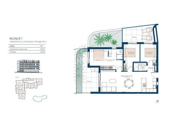 Golf Flats with Shared Pool and Garden in Murcia