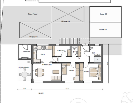 Grundriss Erdgeschoss