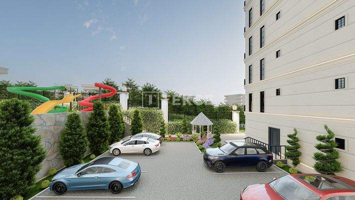 Sea View Apartments in a New Project in Mersin Ayaş