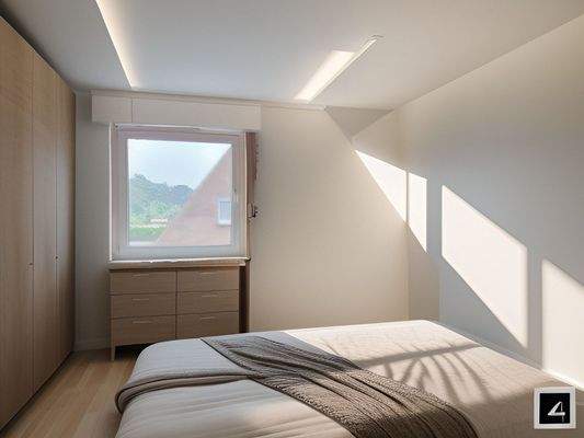 Schlafzimmer3 -KI Bild/nachher