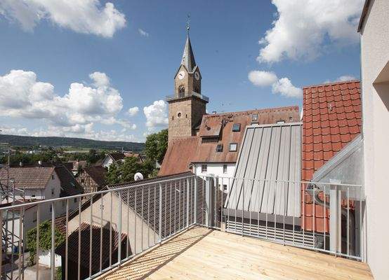 Süd/West Aussicht Balkon