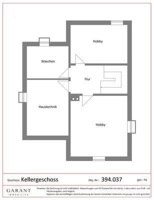 Grundriss Kellergeschoss