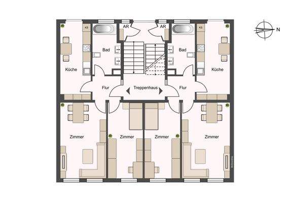 Grundriss Regelgeschoss