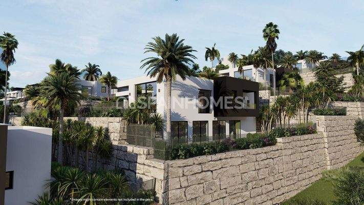 Detached Houses with Garden and Customizable Design in Mijas