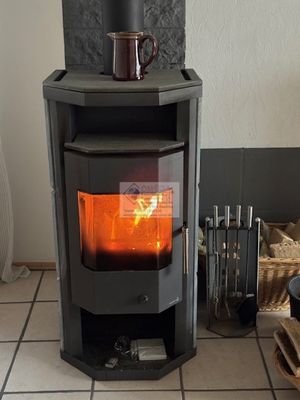 Ofen im Wohnzimmer