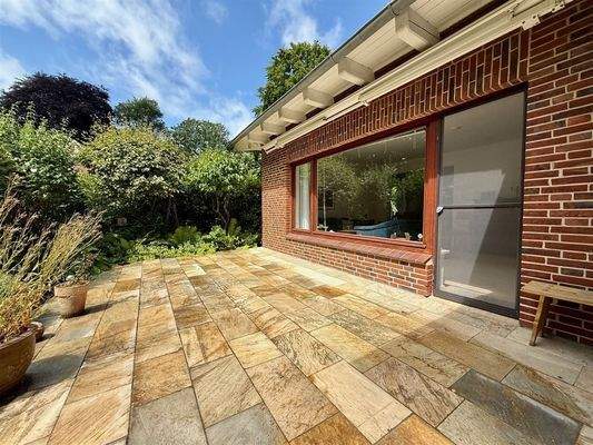 Terrasse am Wohnzimmer