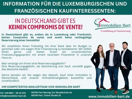 Information an unsere Kunden