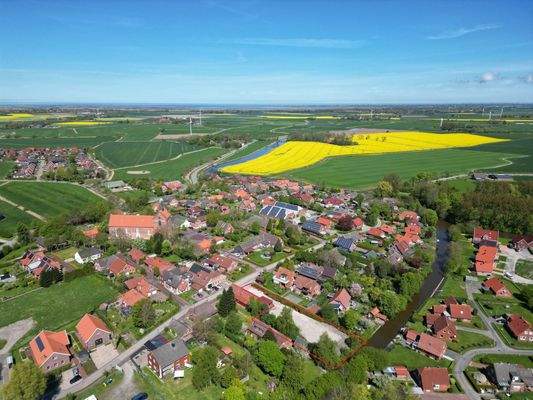 Luftbild vom Grundstück