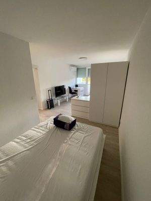 Blick zum Wohnbereich