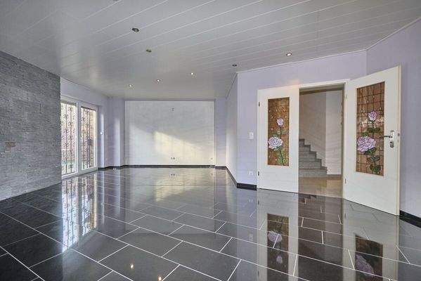 Der Wohn/Essbereich des EFH