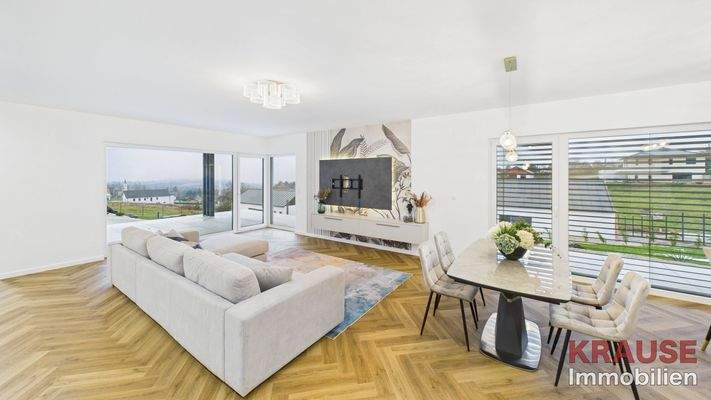 Wohn- / Essbereich Haus 1