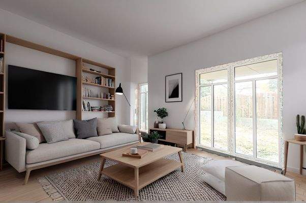 Wohnen/Küche EG - Visualisierung