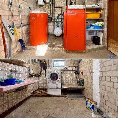 Heizung und Waschkeller