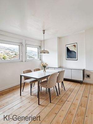 ...mögliches Esszimmer