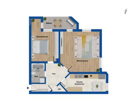 Grundriss 1. Obergeschoss