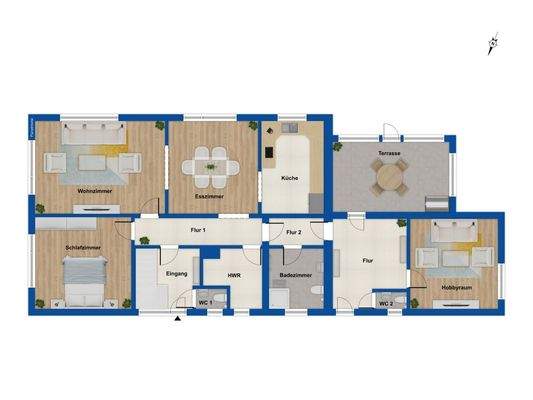 Grundriss Erdgeschoss