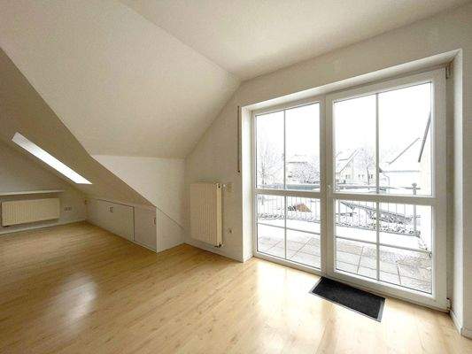 Blick auf den Balkon