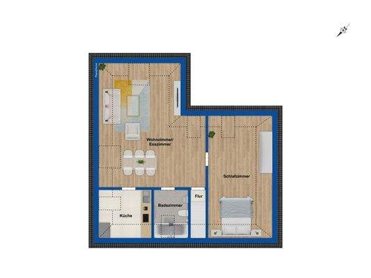 Grundriss Dachgeschoss