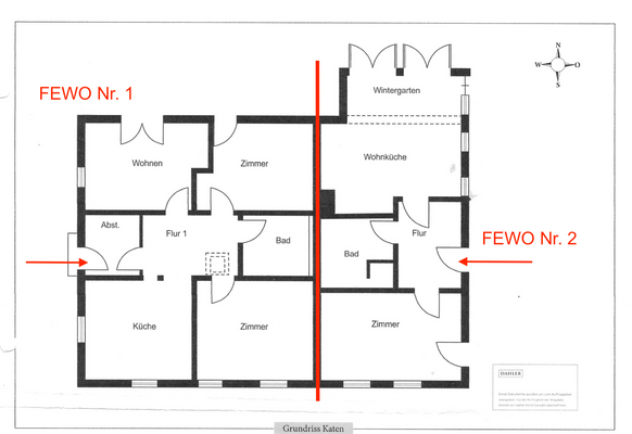 Grundriss Fischerkate