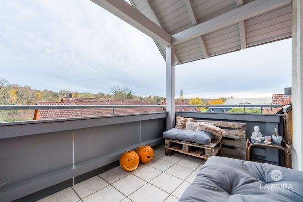 Südbalkon überdacht